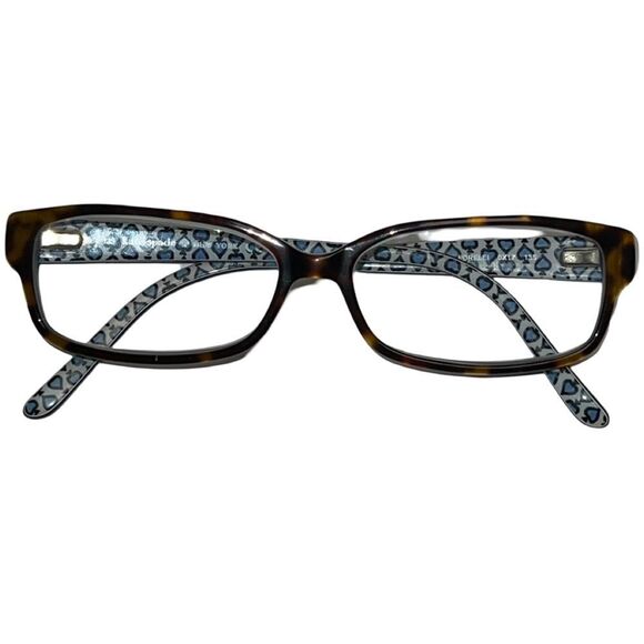 Kate Spade Tortoise Cobalt Spade Glasses Spectacles Women’s Designer Frames - Picture 1 of 6